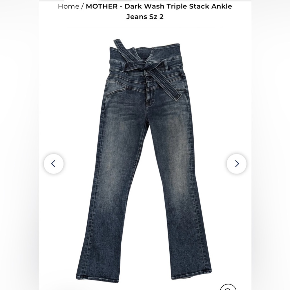 MOTHER Dark Blue Ankle Jeans Sz 26